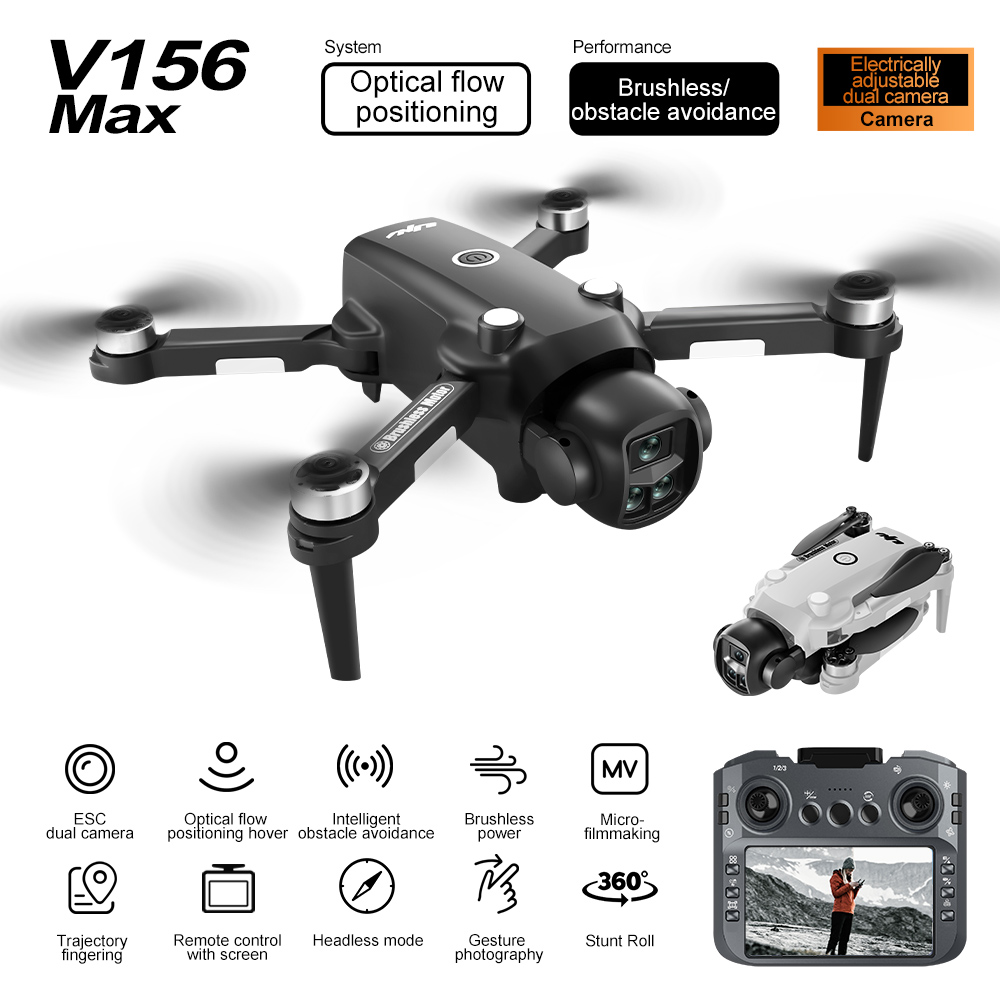 V156 Max Drone 4K Professional - Jjrc Drone X12 ulasan dan harga