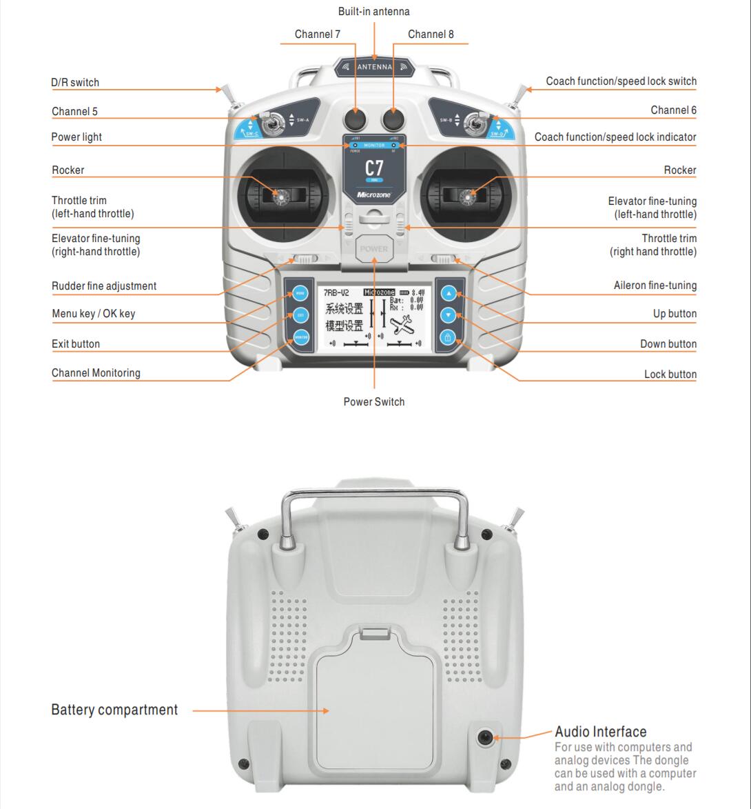 MicroZone MC7 Controller C7 MI - Drone Battery Adapter ulasan dan harga