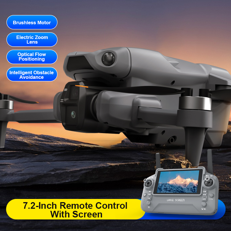 Aerial Photo LF682 Drone 8K HD - Drone Controller Screen ulasan dan harga