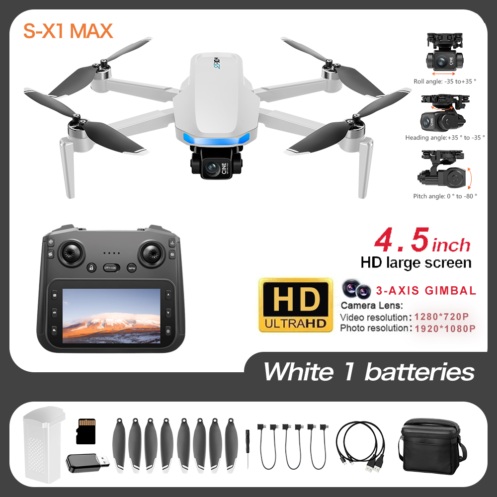S-X1 Pro 4K GPS Drone with 3-A - Jjrc Drone X12 ulasan dan harga