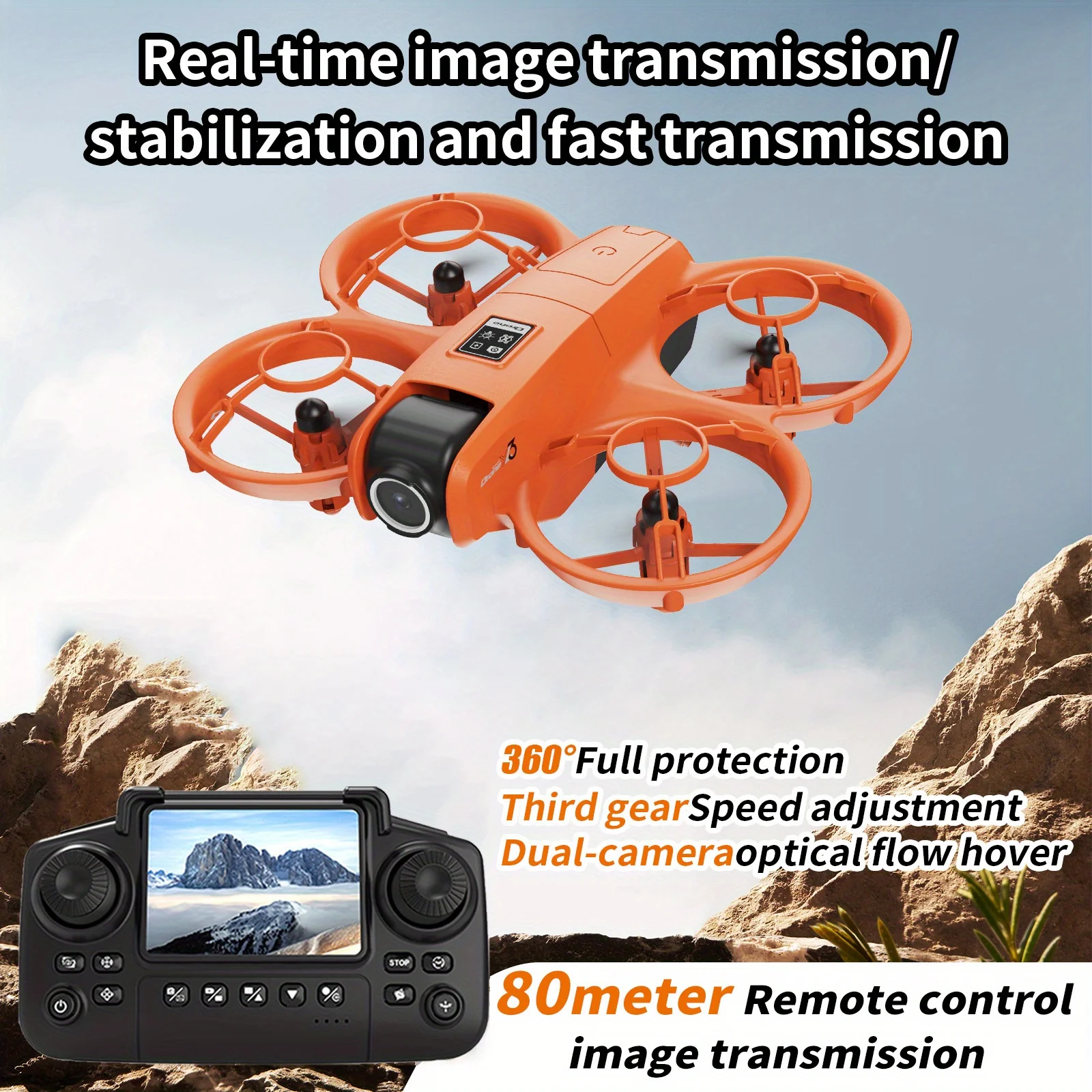 YL3 Foldable Travel Drone, HD  - Drone Battery Adapter ulasan dan harga