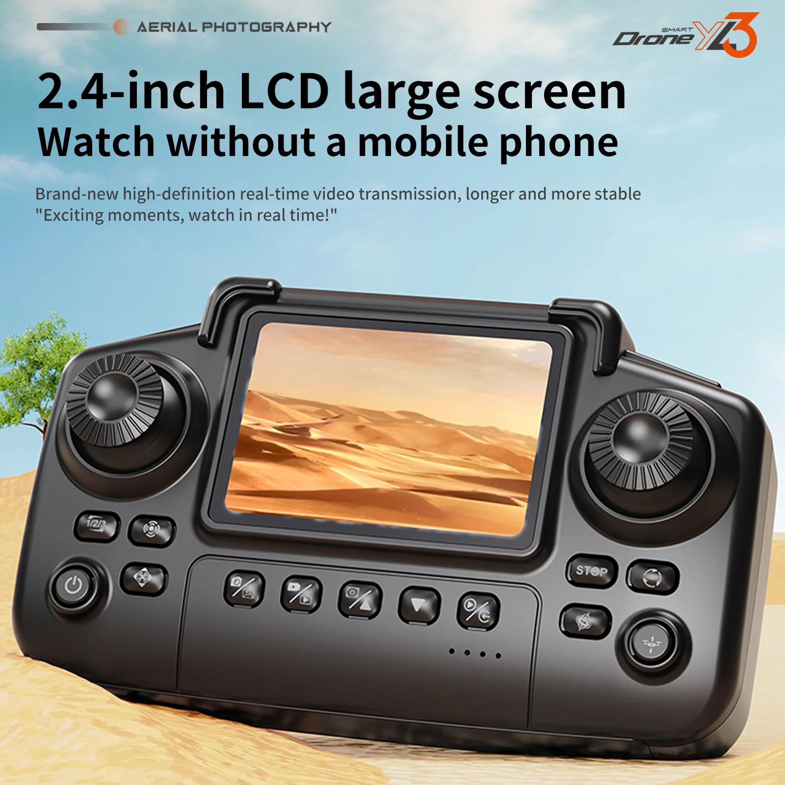 YL3 Foldable Travel Drone, HD  - Drone Battery Adapter ulasan dan harga
